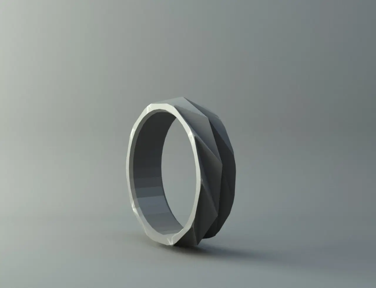 Ring - Folded faces — modelo 3D