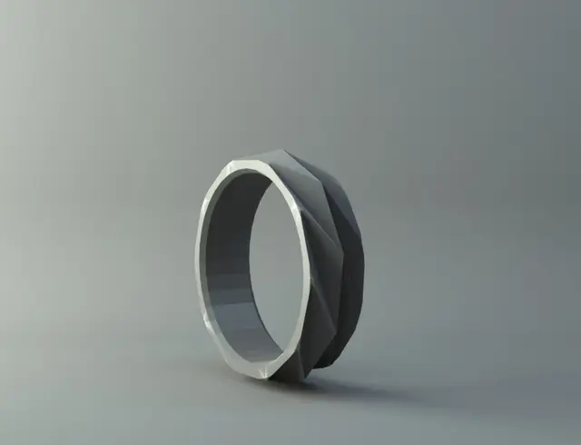 Ring - Folded faces — modelo 3D