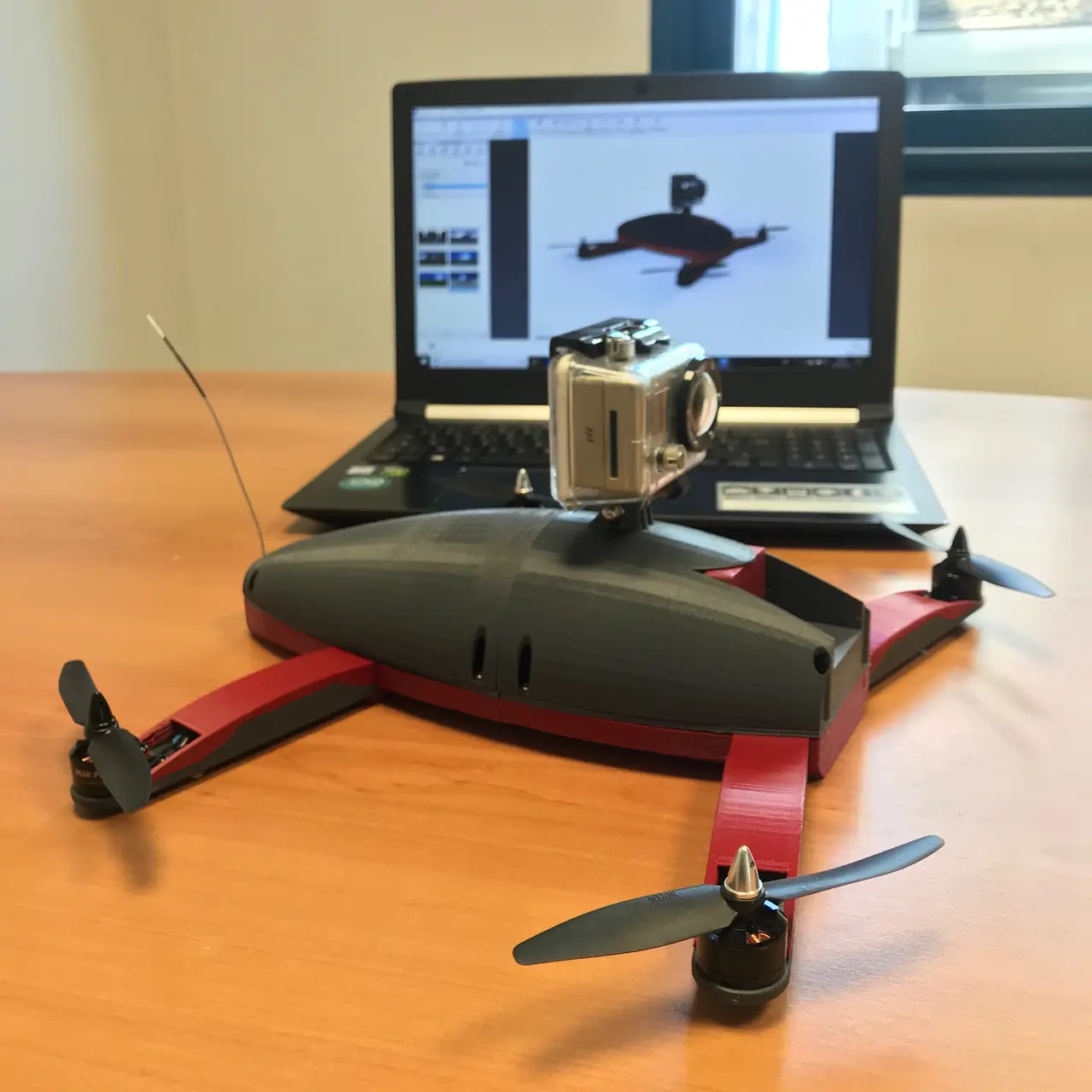 Drone programmable — modelo 3D
