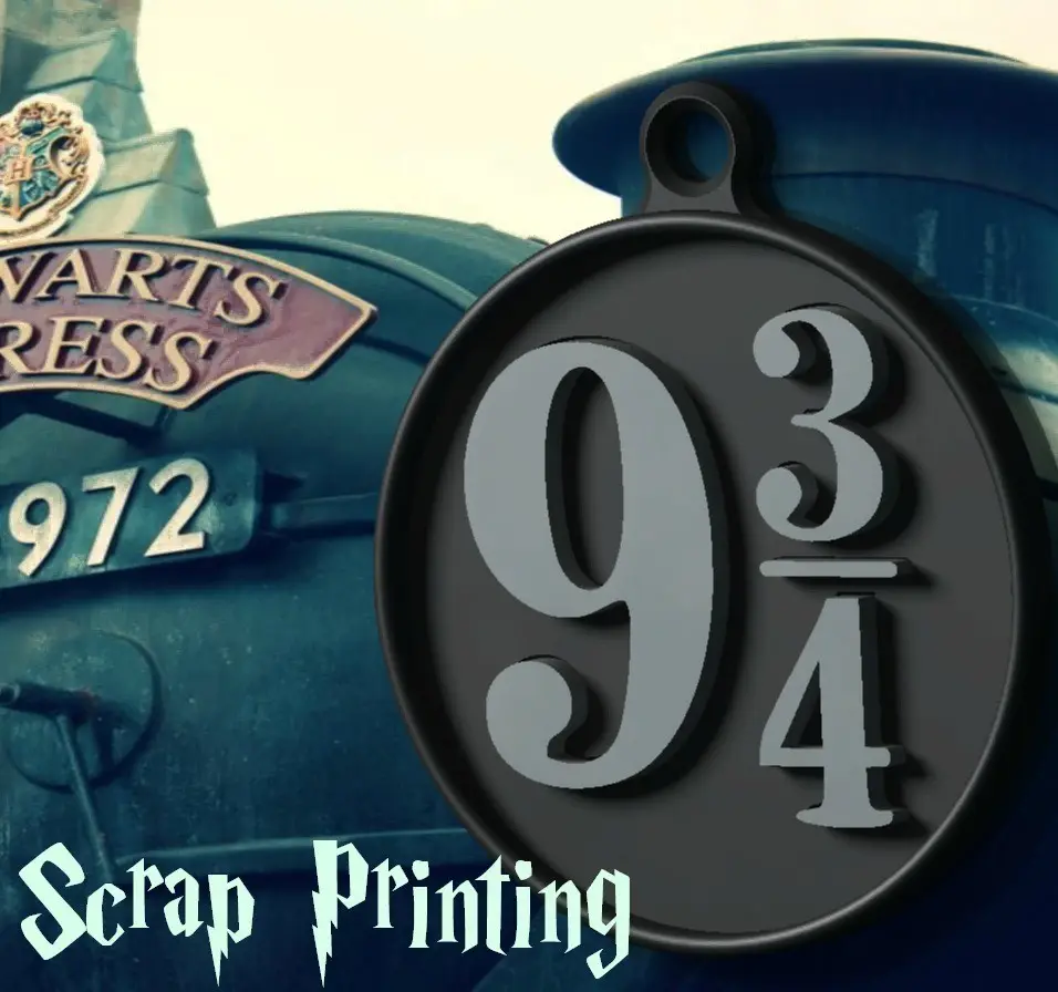 Harry Potter's Platform 9 3/4 Charm! — modelo 3D