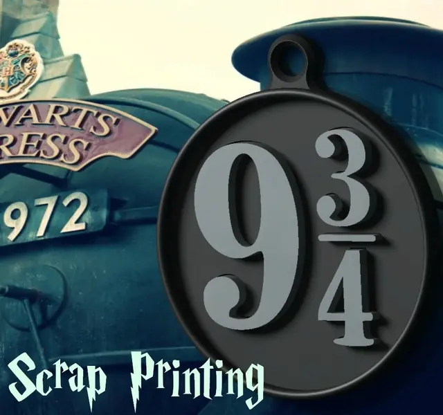 Harry Potter's Platform 9 3/4 Charm! — modelo 3D