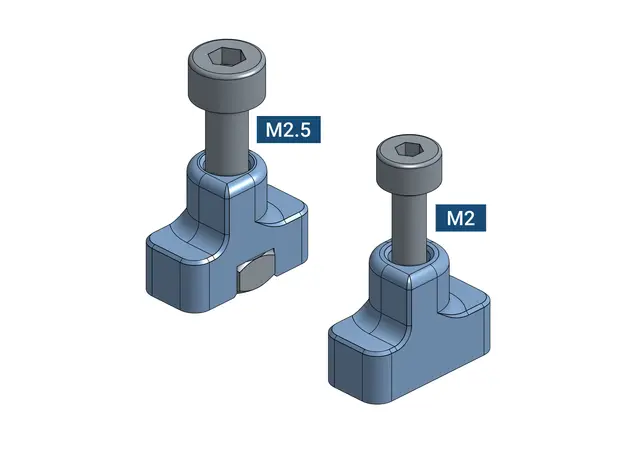 Skadis T-Nuts Mounting System for Ikea Skadis Pegboards — modelo 3D