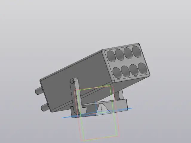World War II rocket launcher: Nebelwerfer — modelo 3D