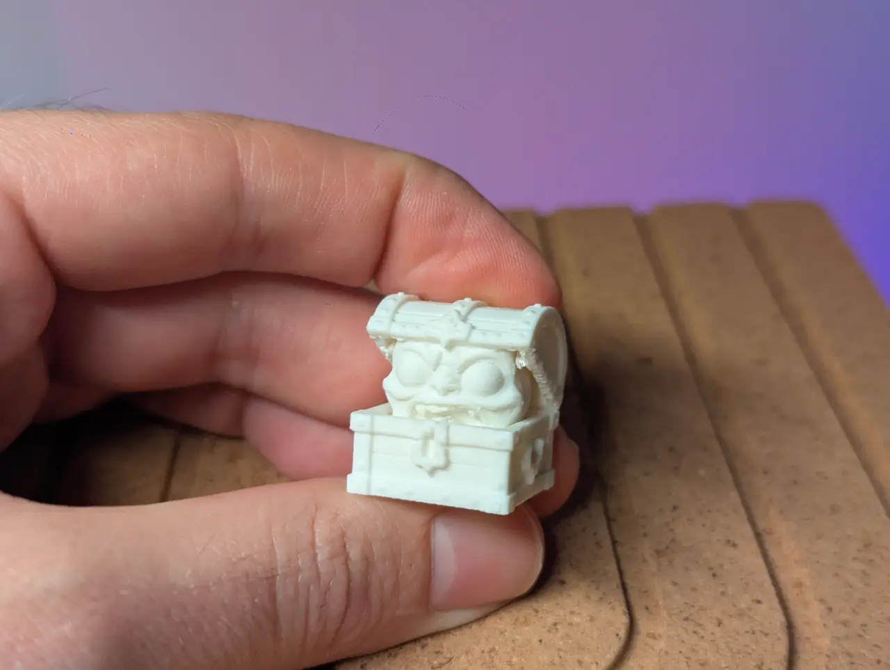 Scary Mimic Chest Tiny Print — modelo 3D