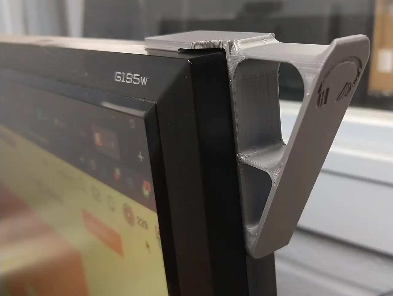 headphone stand -- Monitor Mounted — modelo 3D