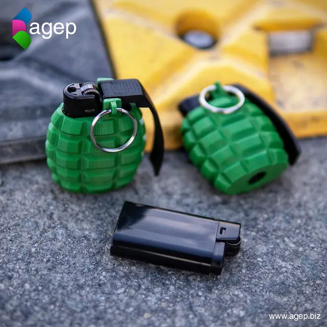 Lighter Case - Hand Grenade Shaped — modelo 3D