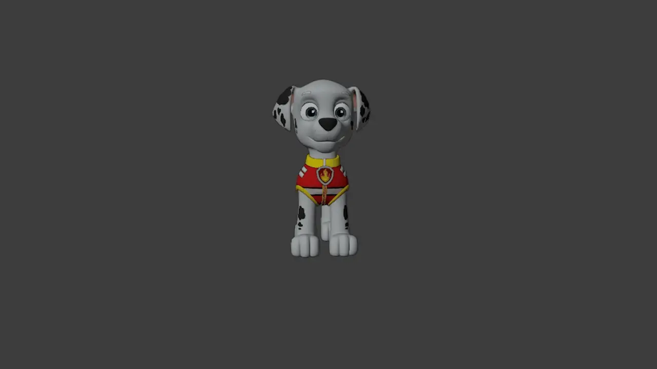 PAW PATROL Marshall — modelo 3D