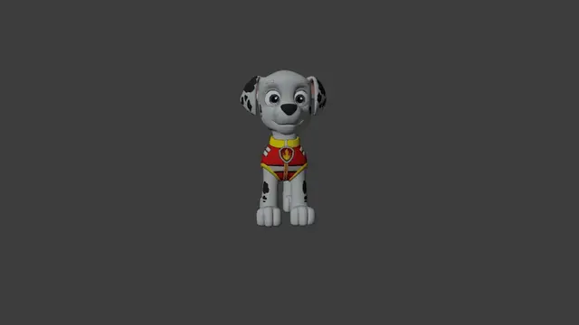 PAW PATROL Marshall — modelo 3D