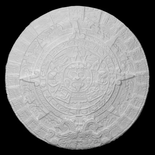 Aztec sun stone — modelo 3D