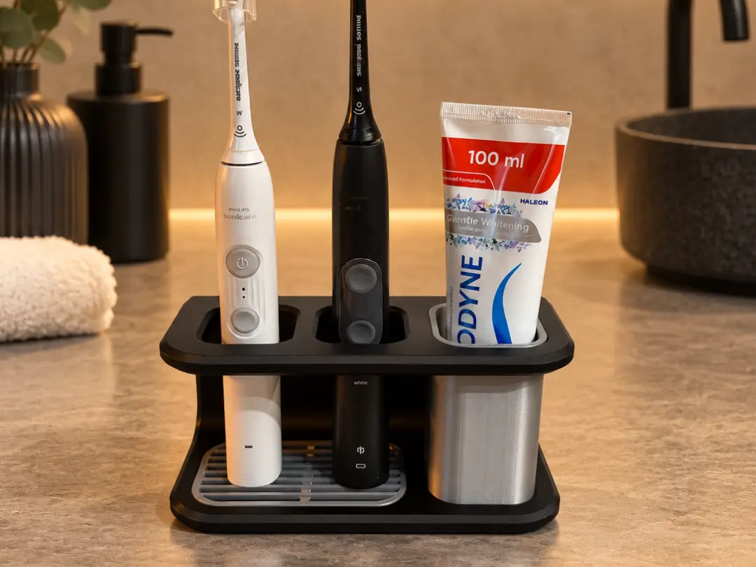 Toothbrush Holder Design 3 - Wall Mountable — modelo 3D