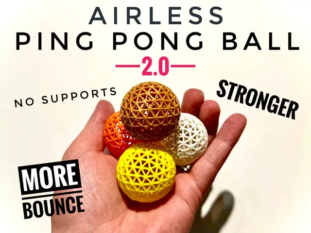 Airless Ping Pong Ball 2.0 — modelo 3D