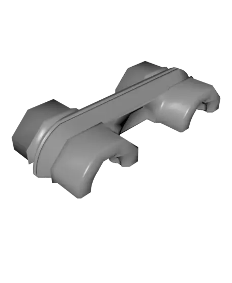 2 MU Fix Point Bolt-Locked Insert - Rail — modelo 3D