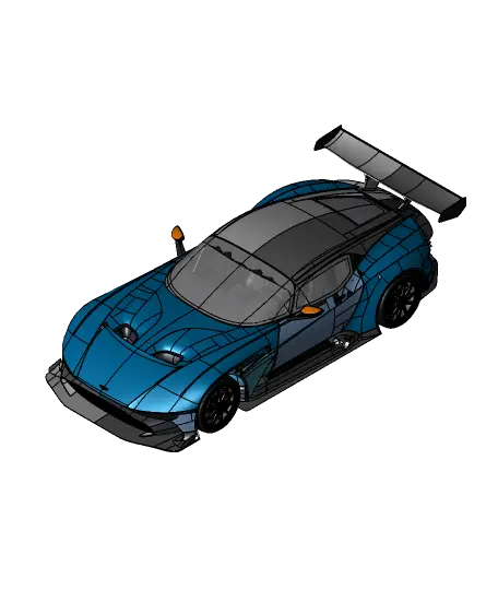 Aston Martin VULCAN — modelo 3D