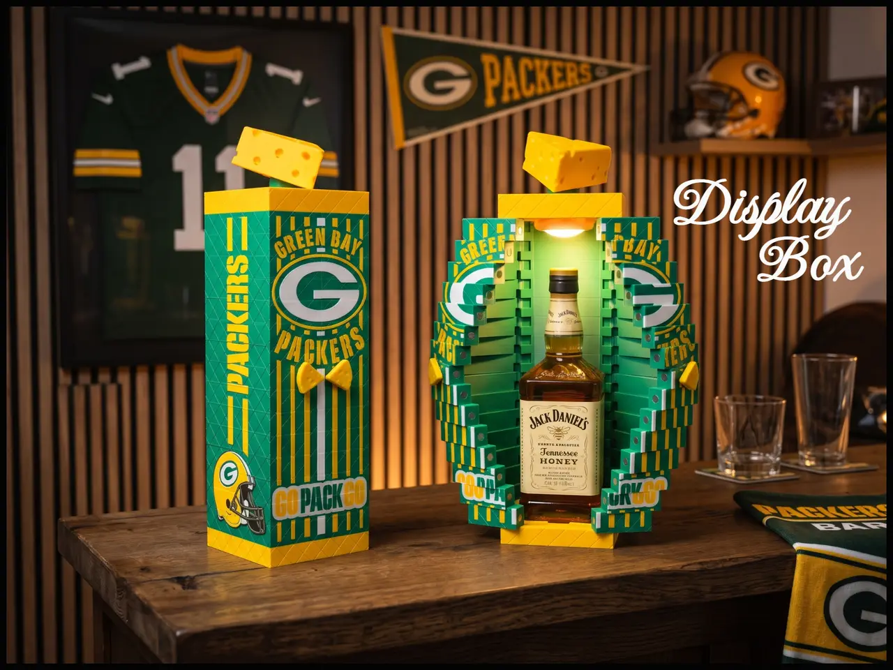 Green Bay Packers Display Box — modelo 3D