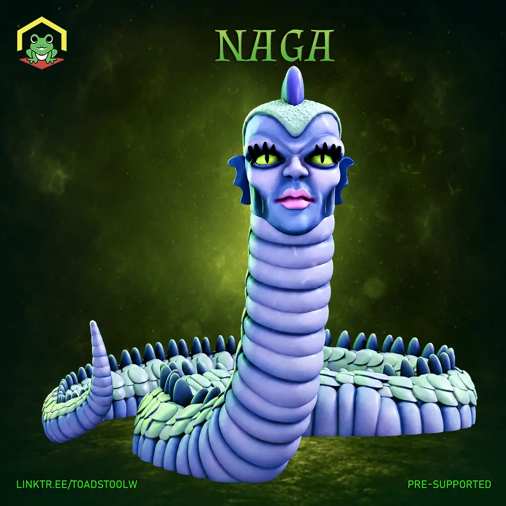 Naga — modelo 3D
