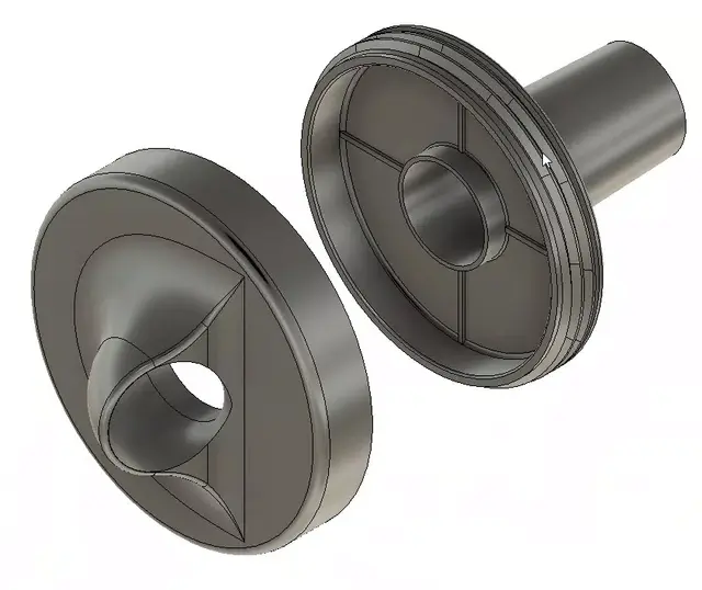 Intex Bestway nozzle angled design for a clean pool — modelo 3D