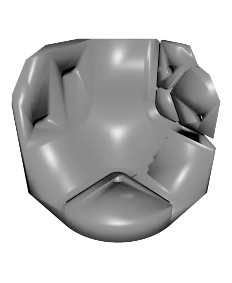 D3vil Wears Prada – Honeycomb Edition (Rear Right Boot for Creality K1) — modelo 3D