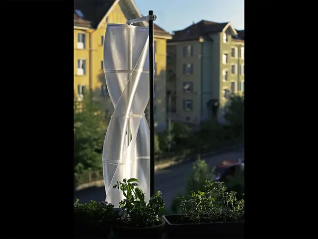 Vertical Wind Turbine VAWT — modelo 3D