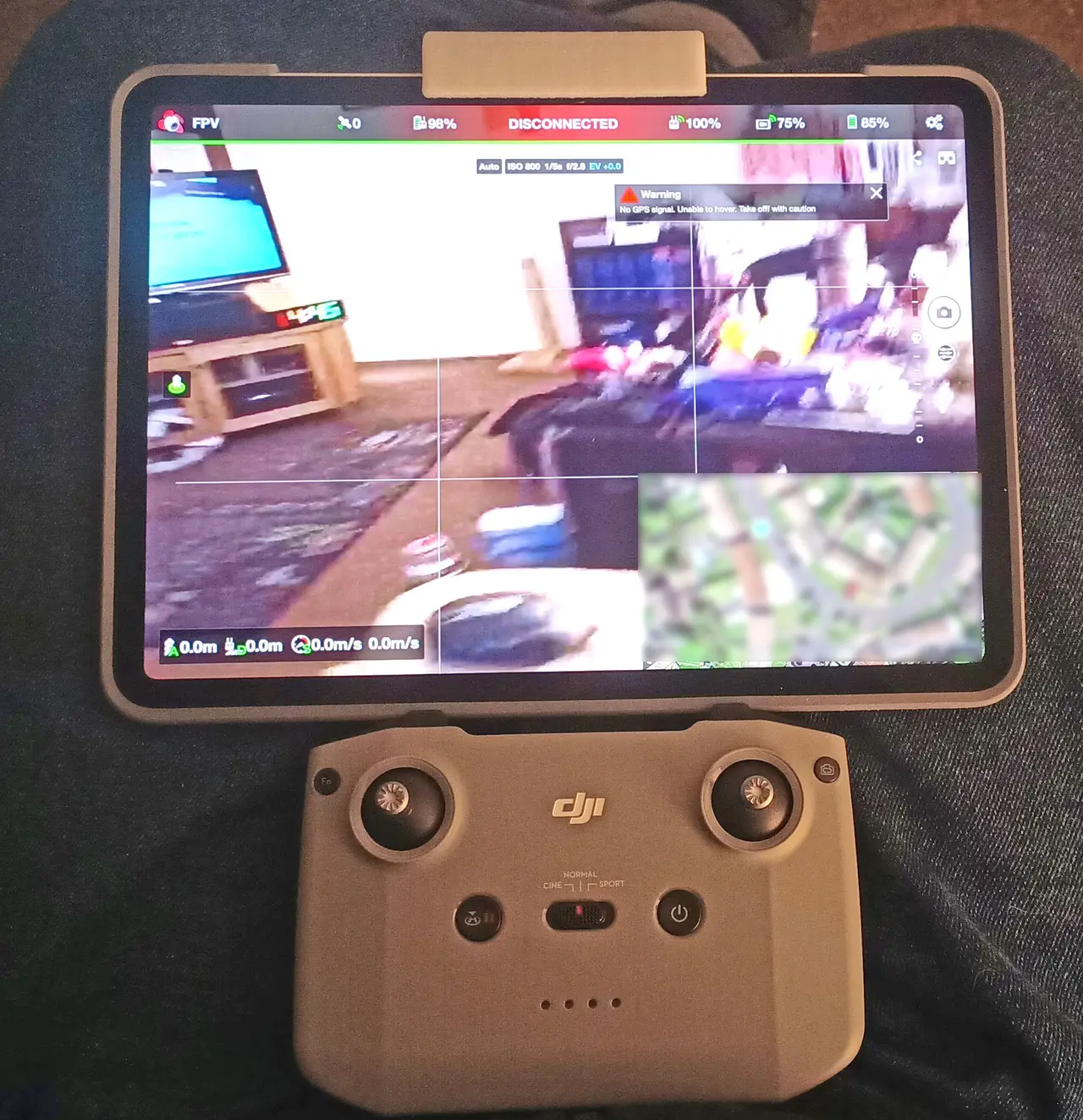 11" 2021 Ipad Pro adaptor for DJI RC-N1 controller — modelo 3D