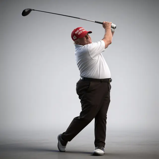 Donald Trump — modelo 3D