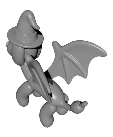 HALLOWEEN BALLOON DOG / HALLOWEEN DECOR / HOMEDECOR / ABSTRACT DECOR — modelo 3D