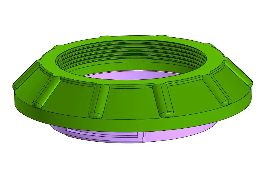Sony E-mount adapter for M39 lenses V2 — modelo 3D