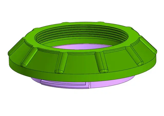 Sony E-mount adapter for M39 lenses V2 — modelo 3D