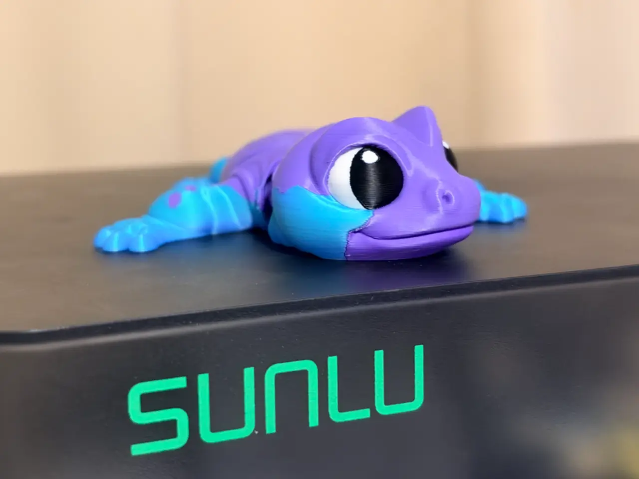 Cute Flexi Gecko – Articulated Fidget Toy — modelo 3D