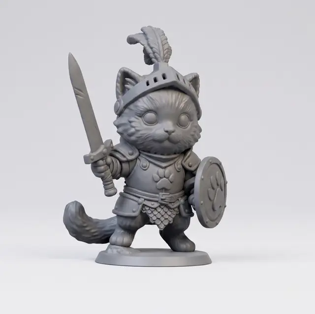 Sir Biscuit, the Fluffy Defender — modelo 3D