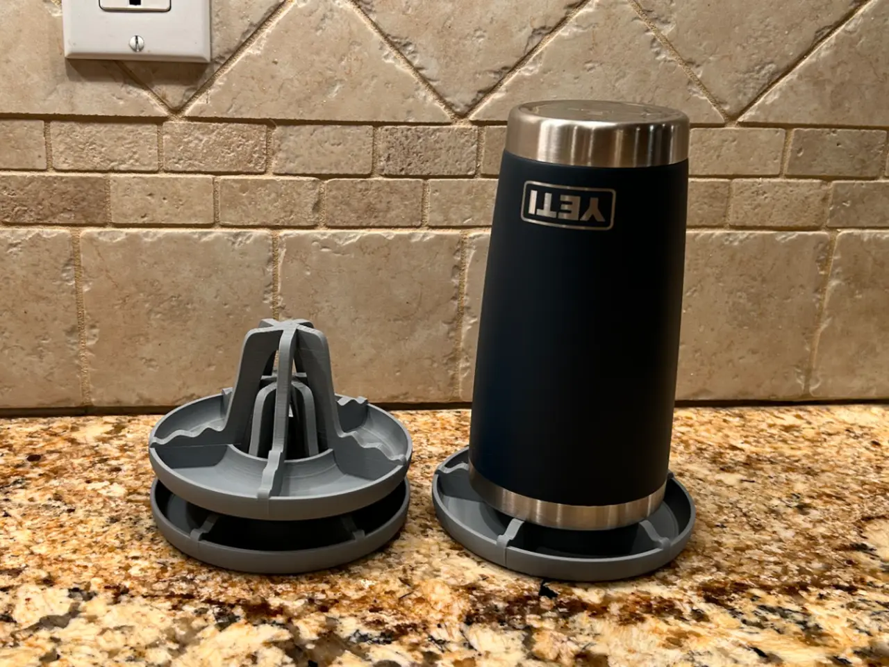Stackable Bottle Drying Rack — modelo 3D