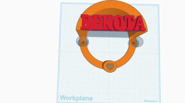 HORSE BRIDLE HOLDER W NAME — modelo 3D