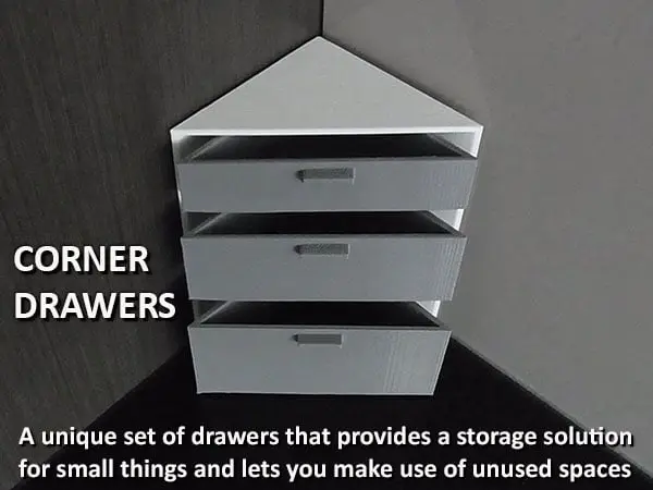 Corner Drawers — modelo 3D
