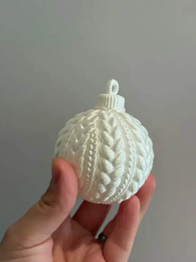 Knitted Christmas Ball — modelo 3D