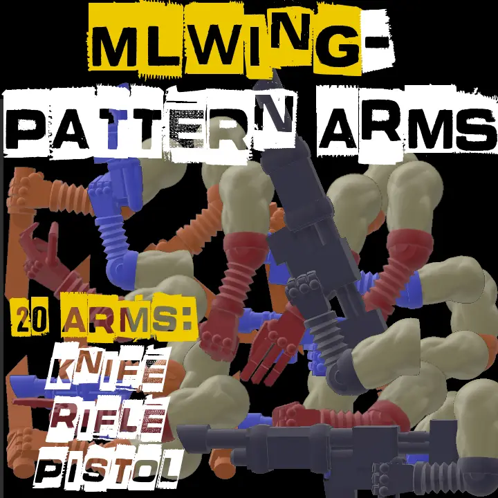 MLWing- Pattern Arms — modelo 3D
