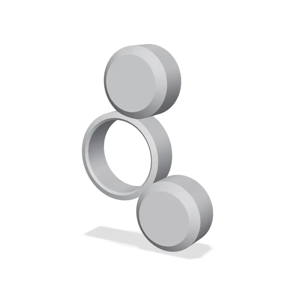 Fidget+spinnner+for+28mm+diameter+bearing.stl — modelo 3D