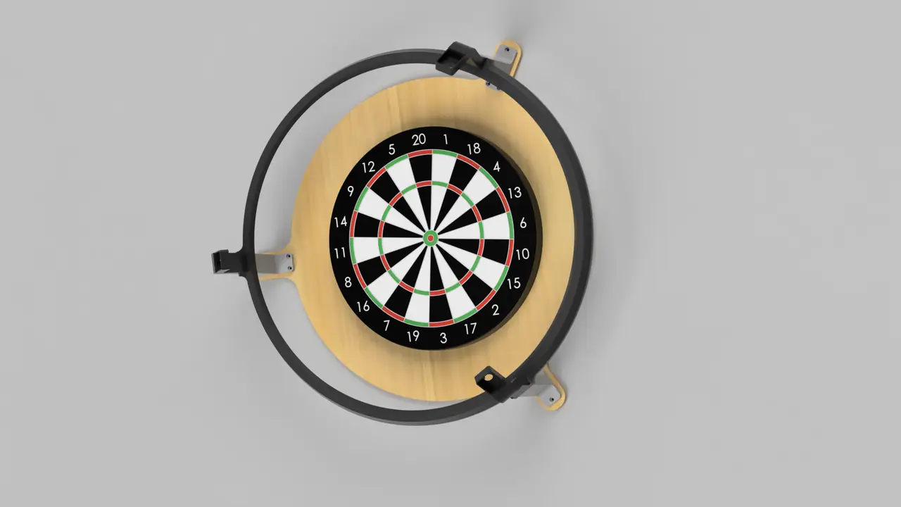 Darts Camera and LED Ring mount by 3DEngelen. — modelo 3D