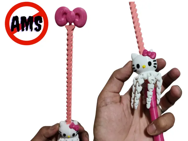 varita giratoria - hello kitty- NO AMS — modelo 3D