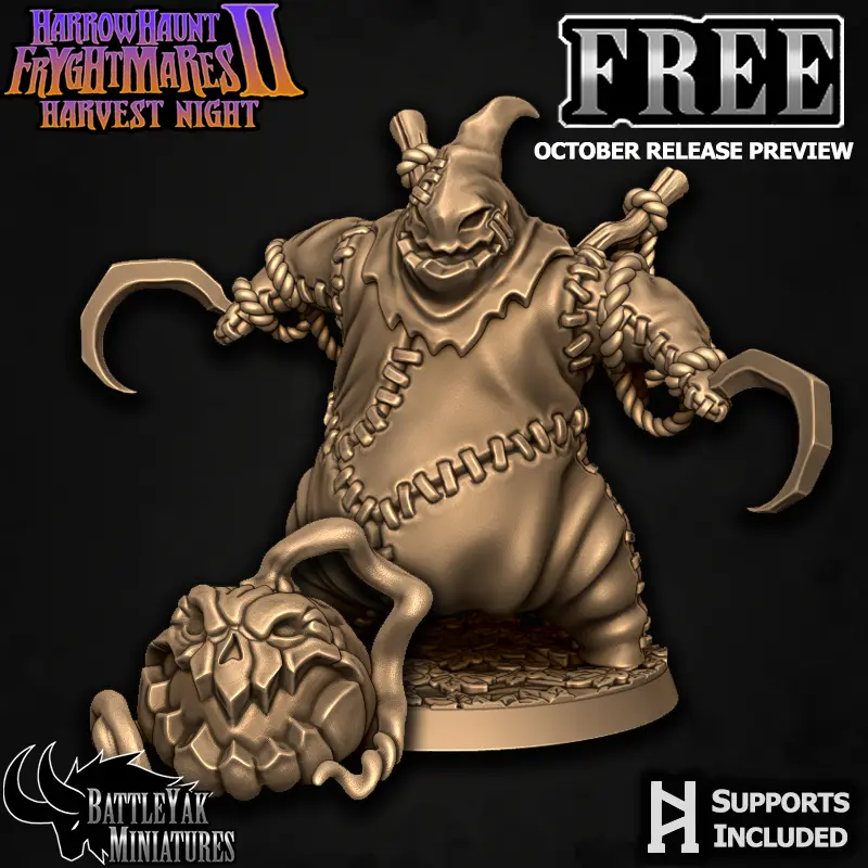 Harrowhaunt Fryghtmares Free Files - October Release Preview — modelo 3D