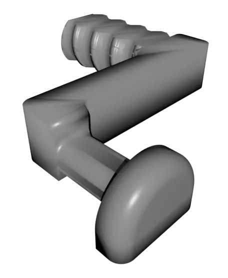Multiboard Keyhole Hangers Pegs — modelo 3D