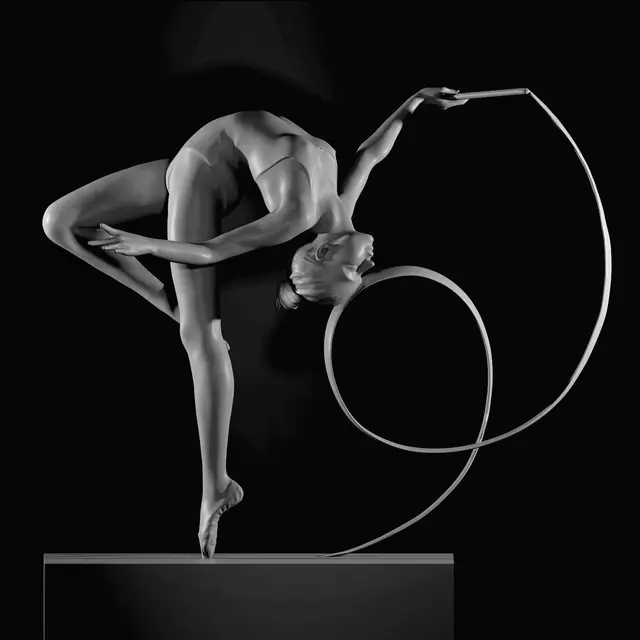 Ribbon On World — modelo 3D