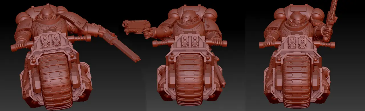 Space cavalry guys — modelo 3D