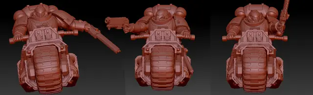 Space cavalry guys — modelo 3D