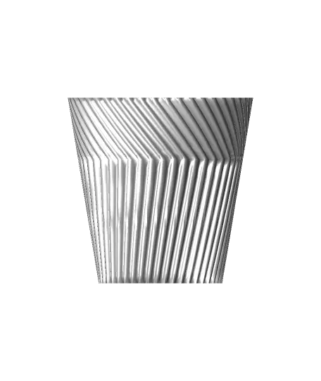 Angled Pencil Cup, Desk Organizer (Vase Mode) — modelo 3D