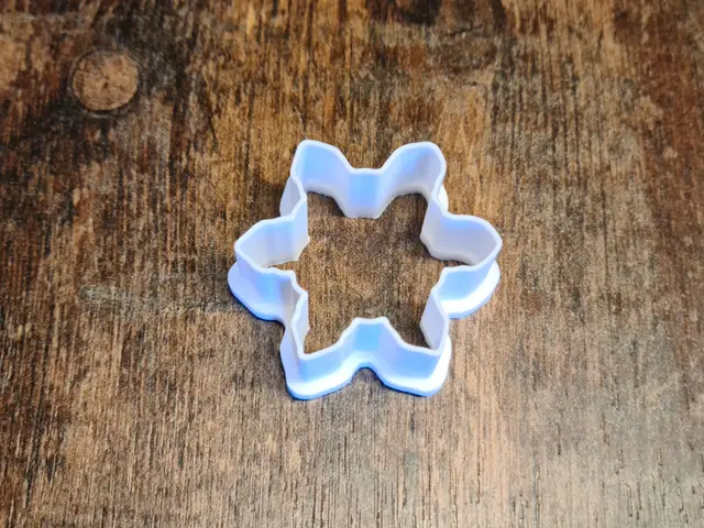 Christmas: snowflake cookie cutter small — modelo 3D