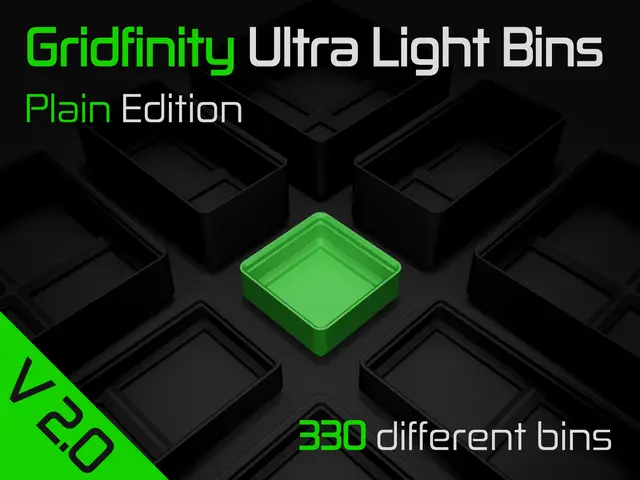 Gridfinity Ultra Light Bins - Plain Edition — modelo 3D