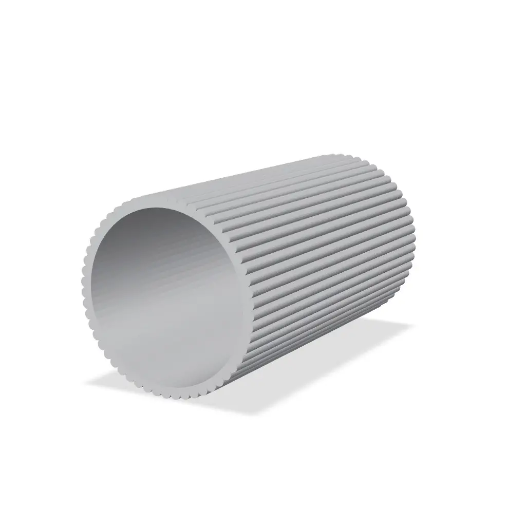 Fluted Vase | Modern Ribbed Design | Two-Color Print Without AMS — modelo 3D