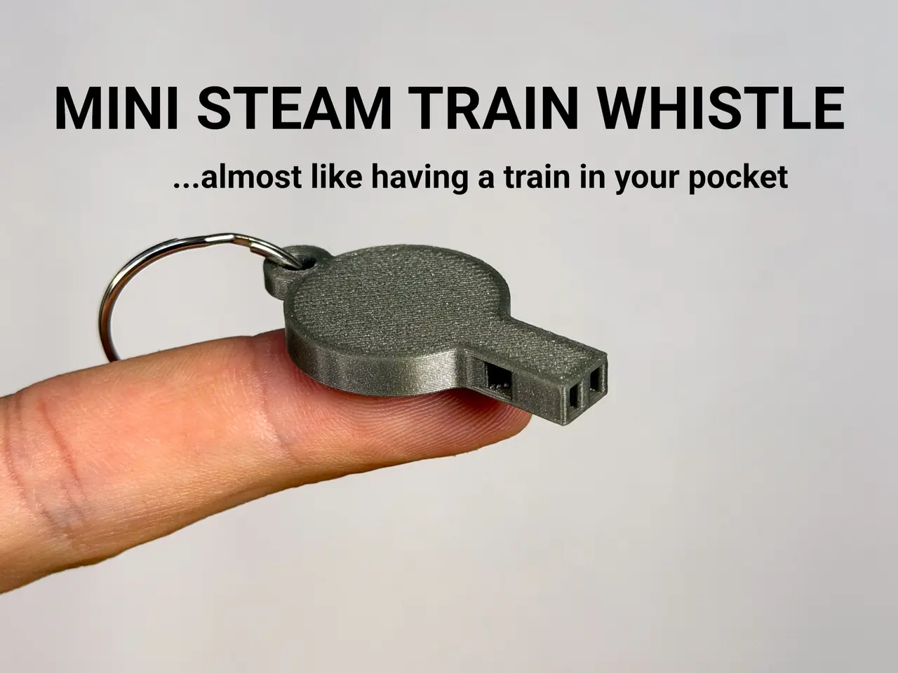 Mini Steam Train Whistle — modelo 3D