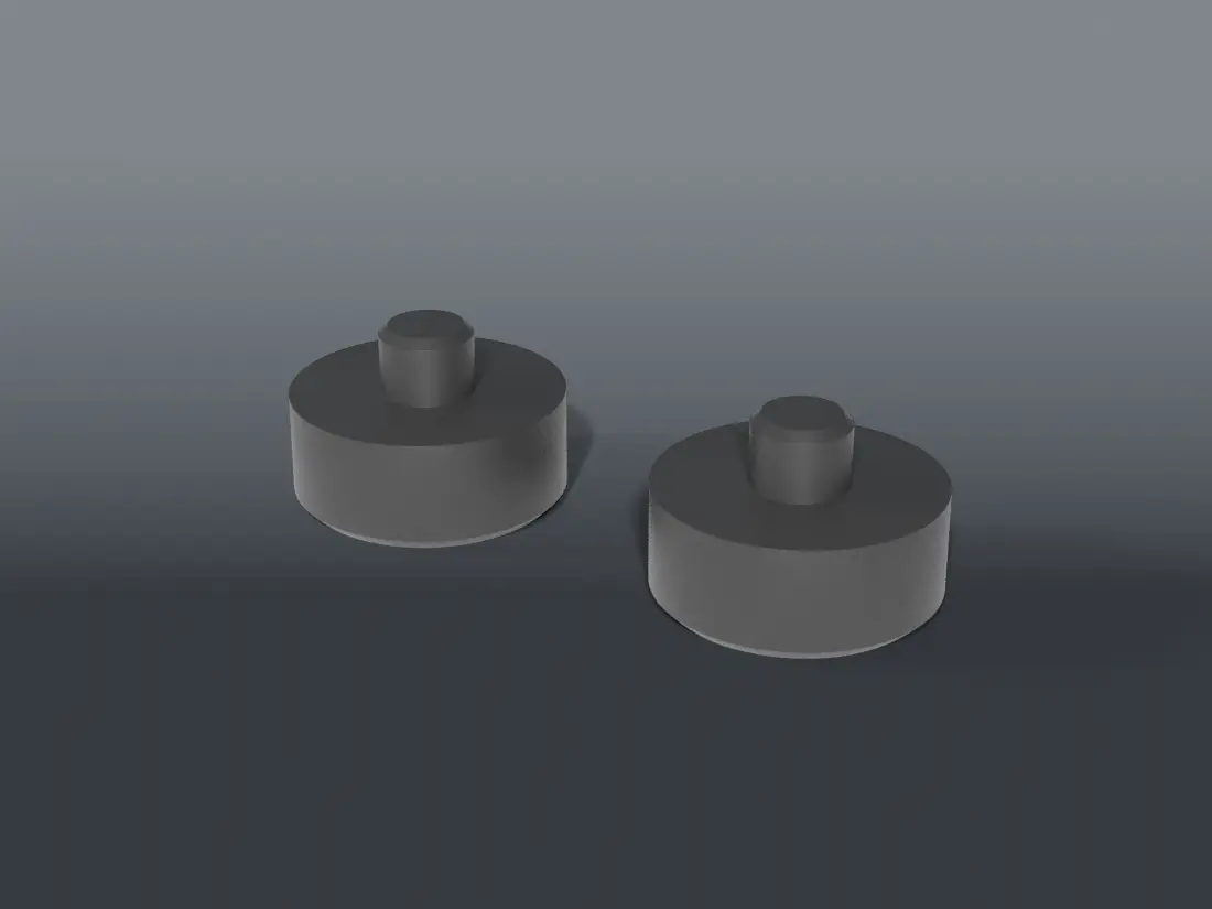 Helping-hands plate feet — modelo 3D