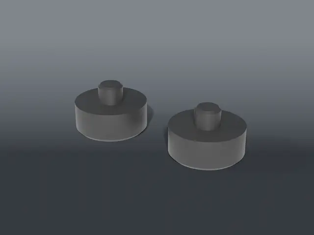 Helping-hands plate feet — modelo 3D