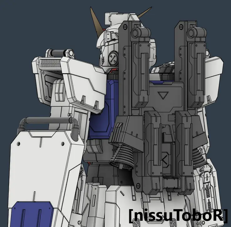 RX-79G — modelo 3D